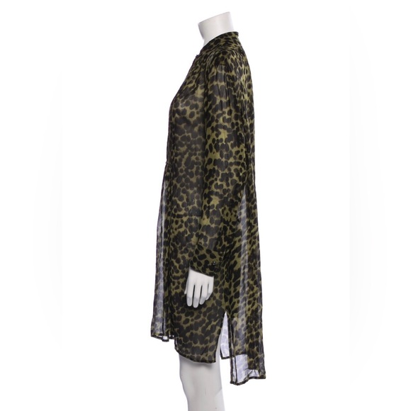 Étoile Isabel Marant 
Chic Leopard Print Long Sleeve Dress - Picture 2 of 3